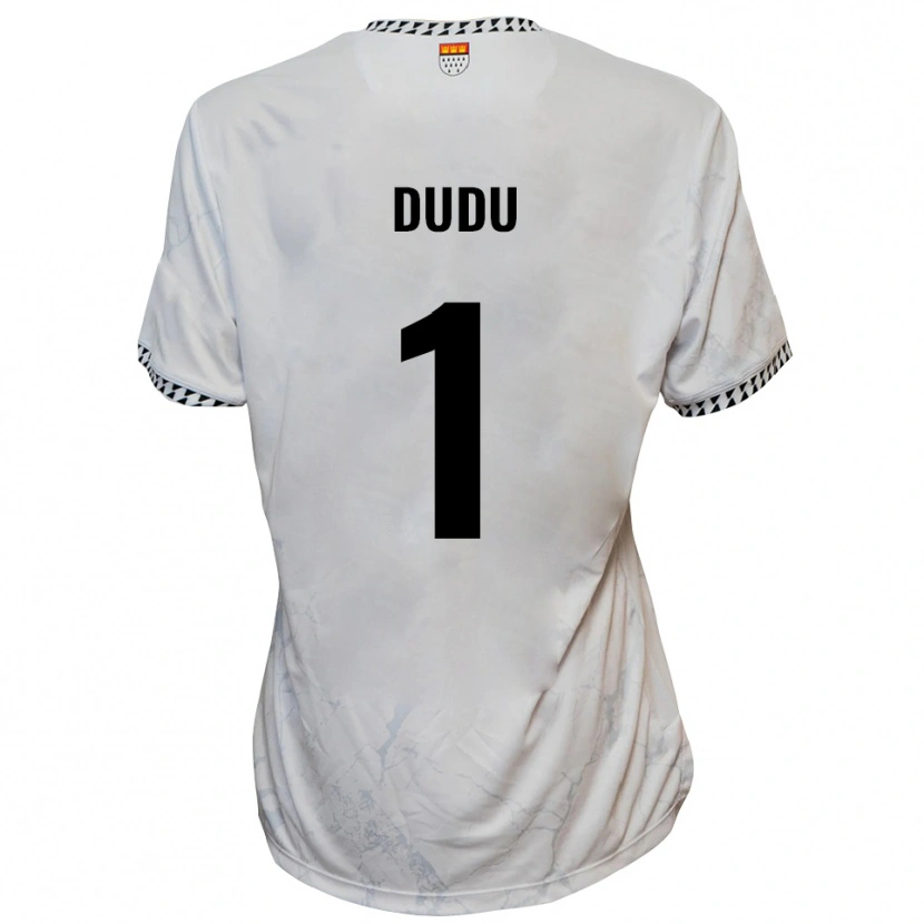 Danxen Homem Camisola Dudu #1 Branco Preto Alternativa 2025/26 Camisa