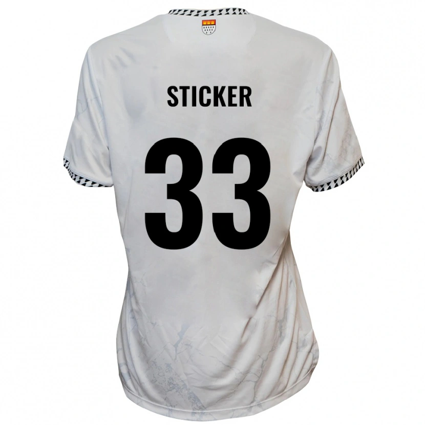 Danxen Homem Camisola Jonah Sticker #33 Branco Preto Alternativa 2025/26 Camisa