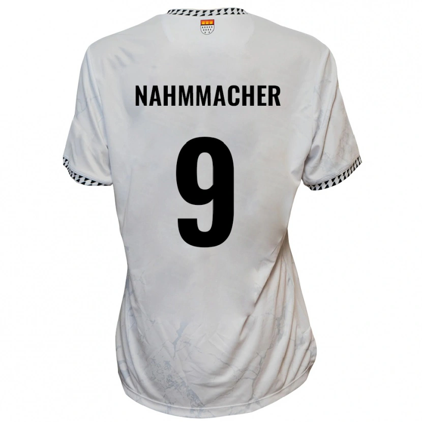 Danxen Homem Camisola Emil Nahmmacher #9 Branco Preto Alternativa 2025/26 Camisa