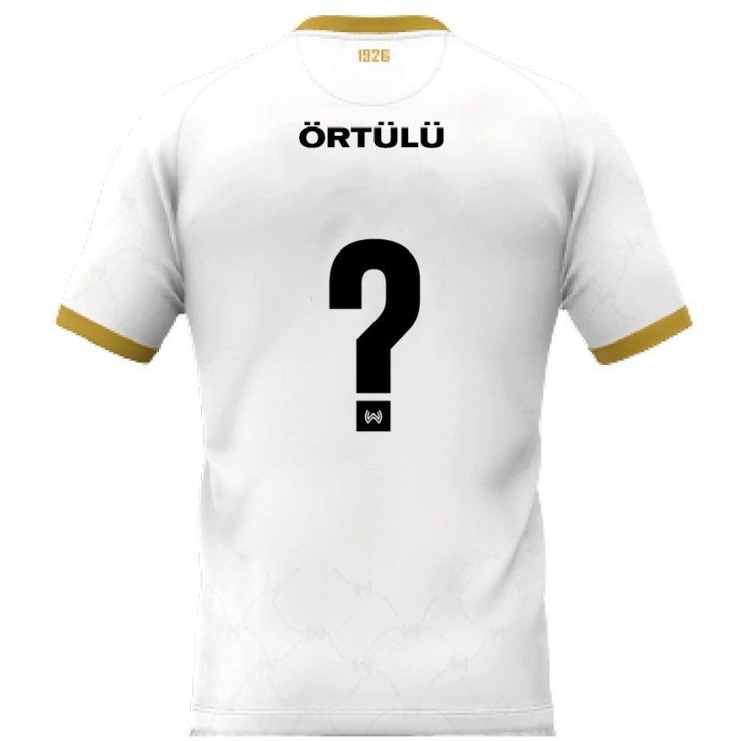 Danxen Homem Camisola Mikail Örtülü #0 Branco Dourado Alternativa 2025/26 Camisa