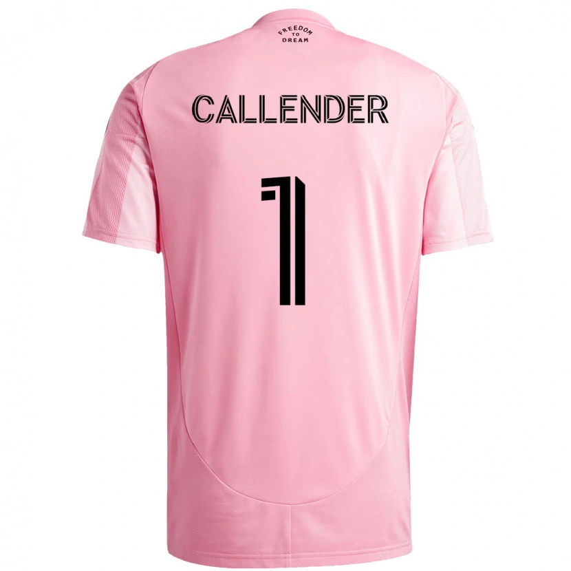 Danxen Criança Camisola Drake Callender #1 Rosa Preto Principal 2025/26 Camisa