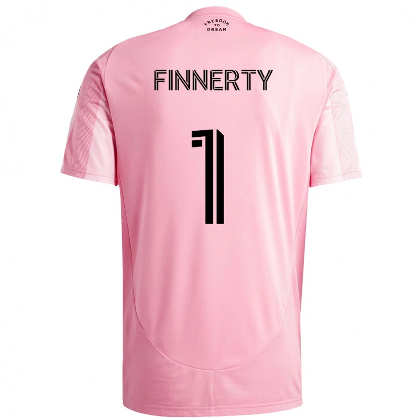 Danxen Criança Camisola Owen Finnerty #1 Rosa Preto Principal 2025/26 Camisa