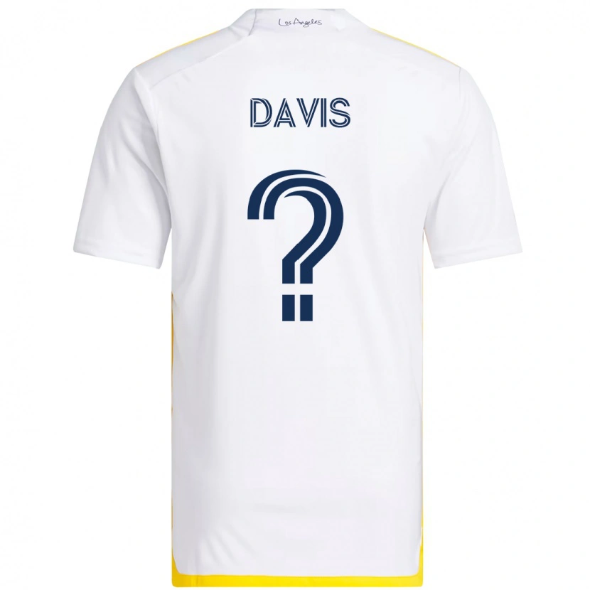Danxen Criança Camisola Sean Davis #0 Branco Amarelo Principal 2025/26 Camisa
