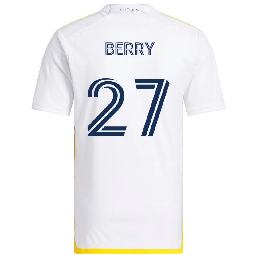 Danxen Criança Camisola Miguel Berry #27 Branco Amarelo Principal 2025/26 Camisa