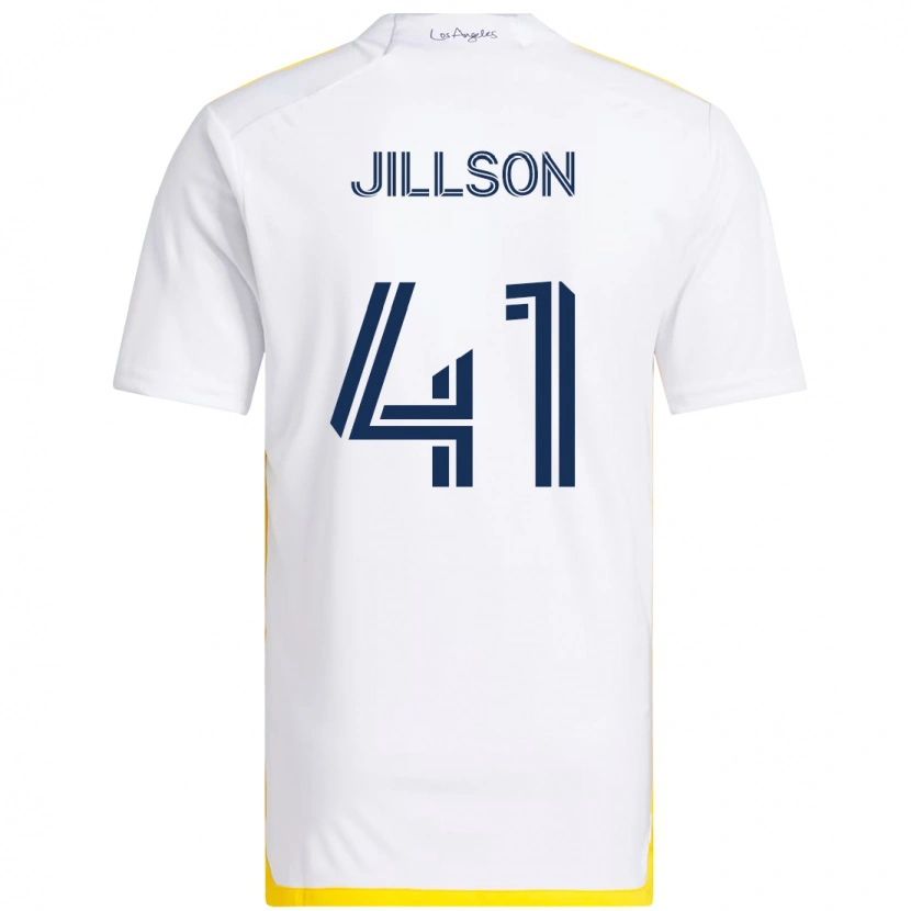 Danxen Criança Camisola Simon Jillson #41 Branco Amarelo Principal 2025/26 Camisa