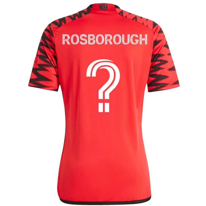 Danxen Criança Camisola Tanner Rosborough #0 Vermelho Preto Principal 2025/26 Camisa