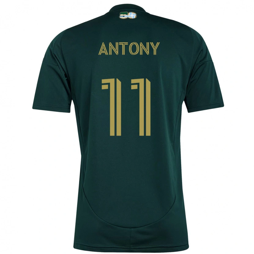 Danxen Criança Camisola Antony #11 Preto Castanho Principal 2025/26 Camisa