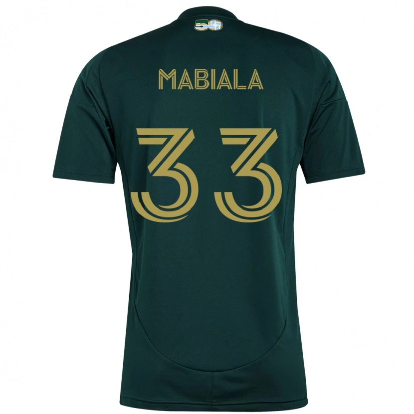 Danxen Criança Camisola Larrys Mabiala #33 Preto Castanho Principal 2025/26 Camisa