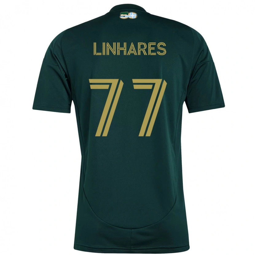 Danxen Criança Camisola Kyle Linhares #77 Preto Castanho Principal 2025/26 Camisa