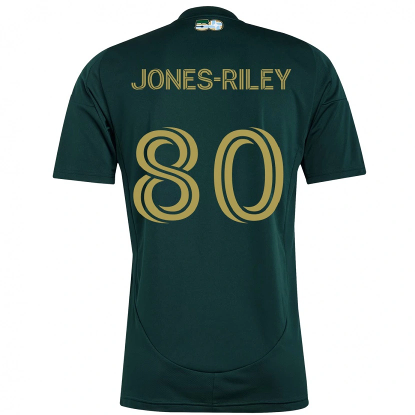 Danxen Criança Camisola Jaden Jones-Riley #80 Preto Castanho Principal 2025/26 Camisa