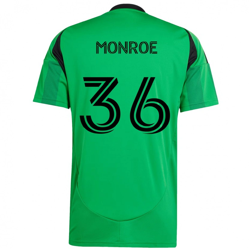 Danxen Criança Camisola Greg Monroe #36 Verde Preto Principal 2025/26 Camisa