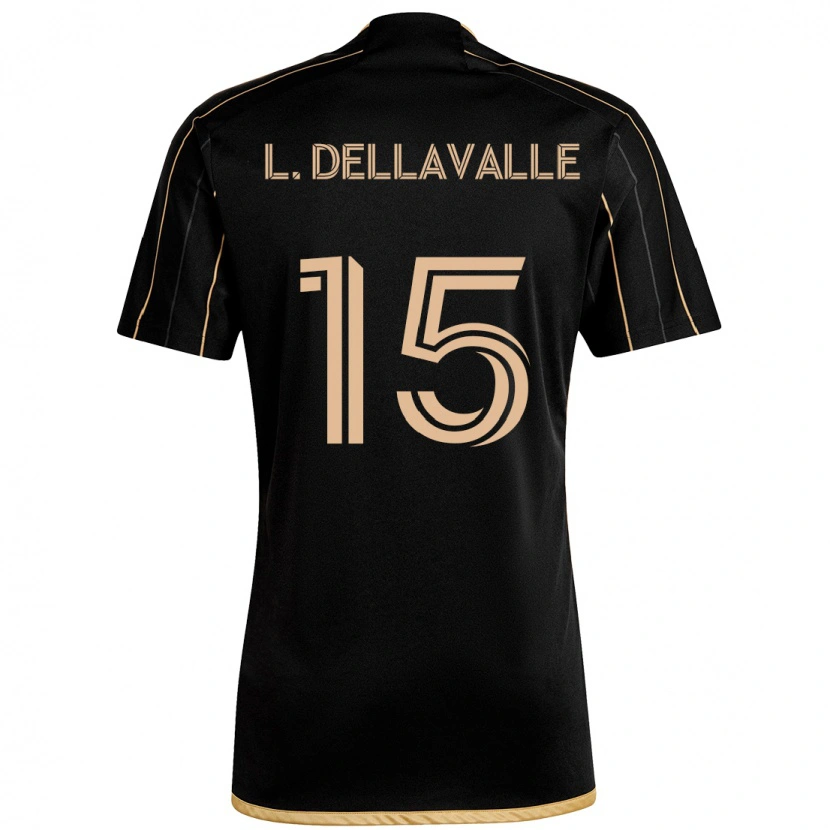 Danxen Criança Camisola Lorenzo Dellavalle #15 Preto Castanho Principal 2025/26 Camisa