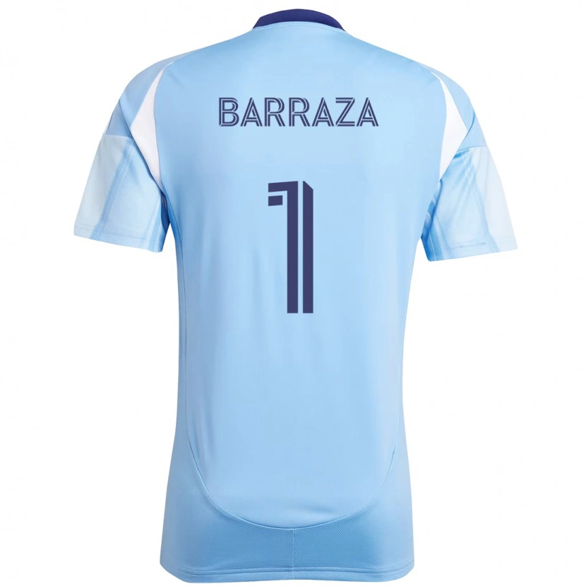 Danxen Criança Camisola Luis Barraza #1 Azul Claro Principal 2025/26 Camisa