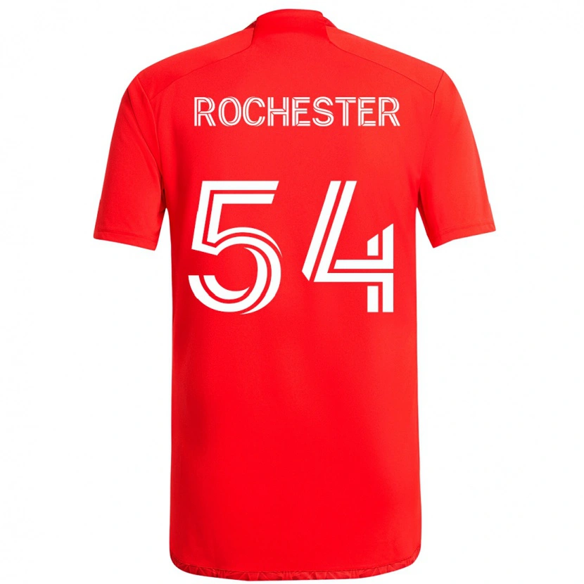 Danxen Criança Camisola Lamonth Rochester #54 Vermelho Branco Principal 2025/26 Camisa