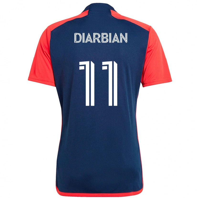 Danxen Criança Camisola Gevork Diarbian #11 Azul Vermelho Principal 2025/26 Camisa