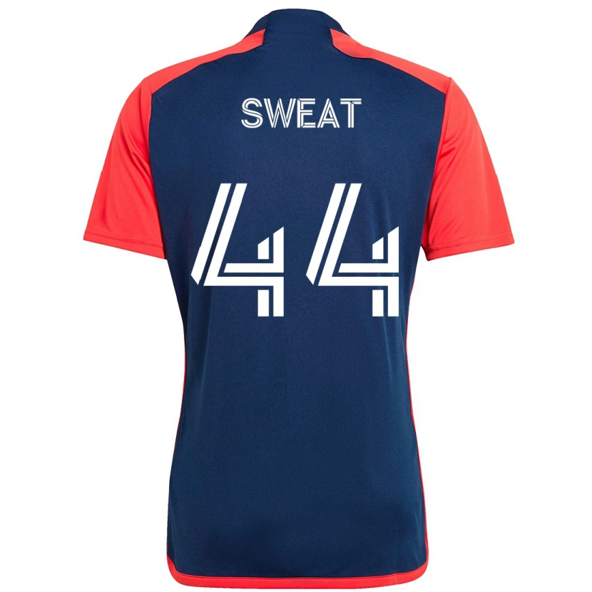 Danxen Criança Camisola Ben Sweat #44 Azul Vermelho Principal 2025/26 Camisa