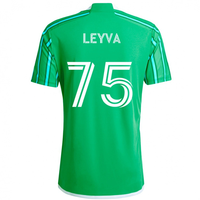 Danxen Criança Camisola Danny Leyva #75 Verde Branco Principal 2025/26 Camisa