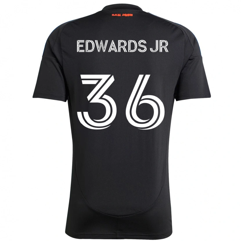 Danxen Criança Camisola Earl Edwards Jr. #36 Preto Azul Escuro Principal 2025/26 Camisa