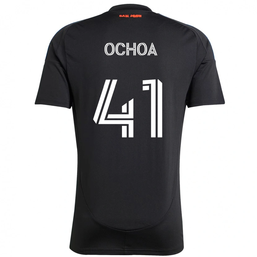 Danxen Criança Camisola Emmanuel Ochoa #41 Preto Azul Escuro Principal 2025/26 Camisa
