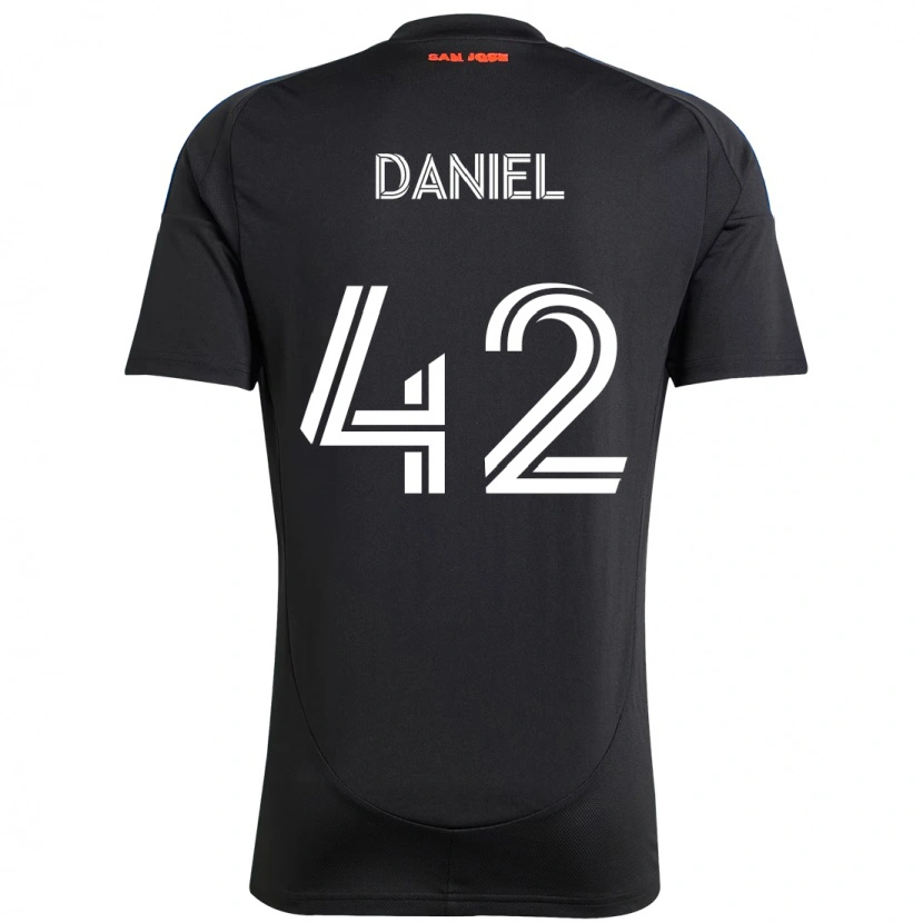 Danxen Criança Camisola Daniel #42 Preto Azul Escuro Principal 2025/26 Camisa