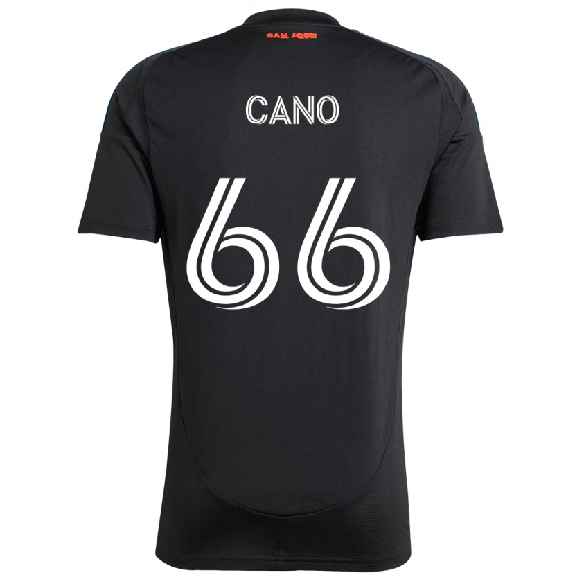Danxen Criança Camisola Alejandro Cano #66 Preto Azul Escuro Principal 2025/26 Camisa