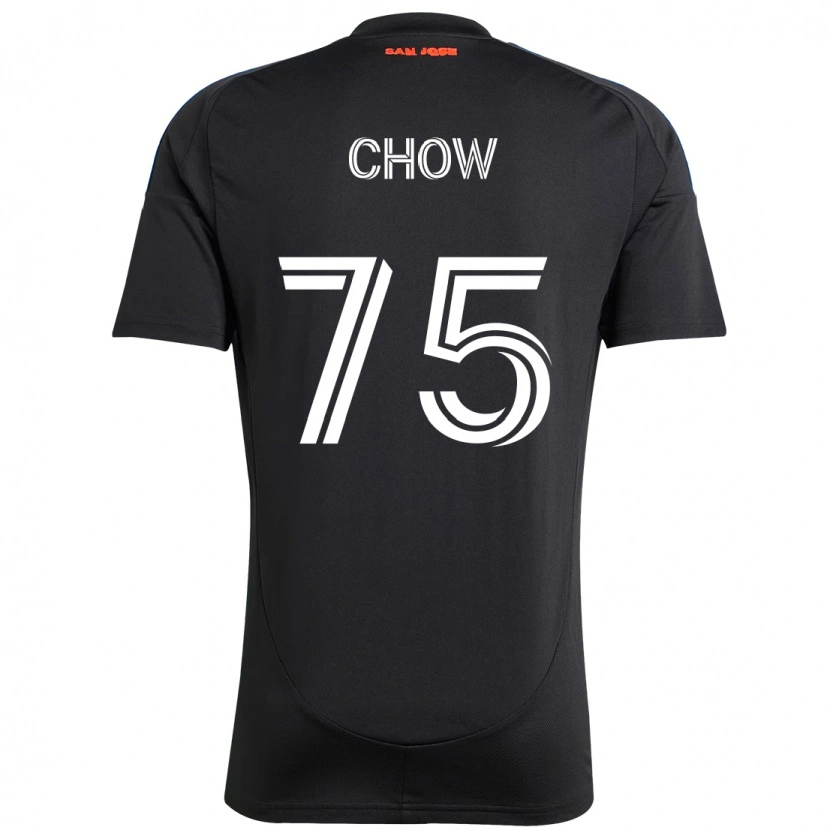 Danxen Criança Camisola Alex Chow #75 Preto Azul Escuro Principal 2025/26 Camisa