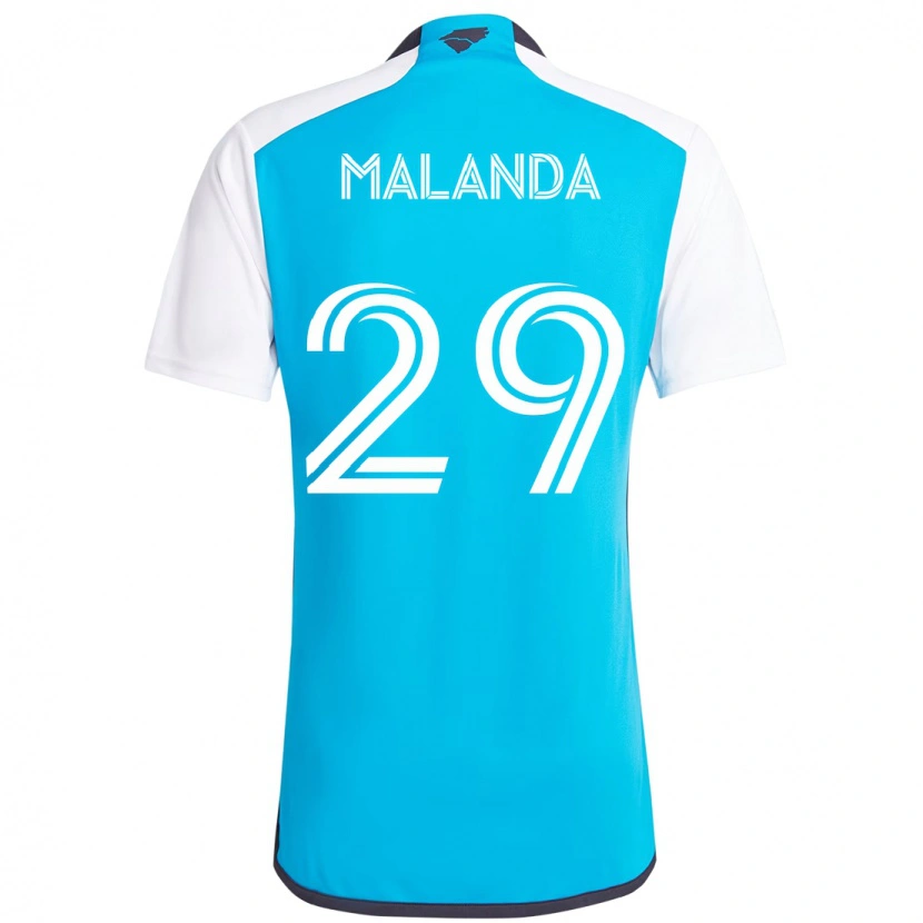 Danxen Criança Camisola Adilson Malanda #29 Azul Celeste Branco Principal 2025/26 Camisa