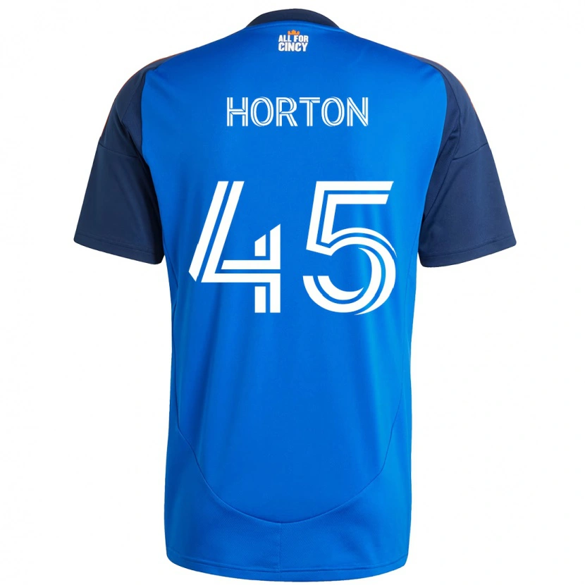 Danxen Criança Camisola Philip Horton #45 Azul Escuro Laranja Principal 2025/26 Camisa