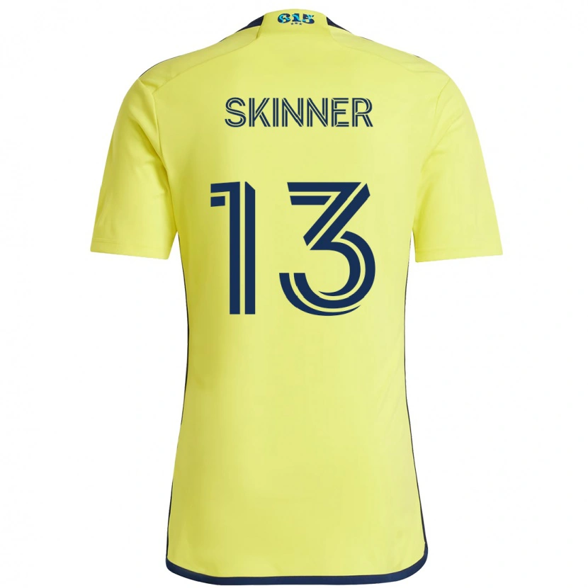 Danxen Criança Camisola Joey Skinner #13 Amarelo Azul Marinho Principal 2025/26 Camisa