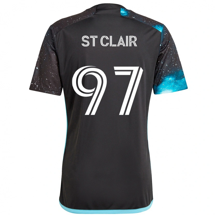 Danxen Criança Camisola Dayne St. Clair #97 Preto Azul Principal 2025/26 Camisa
