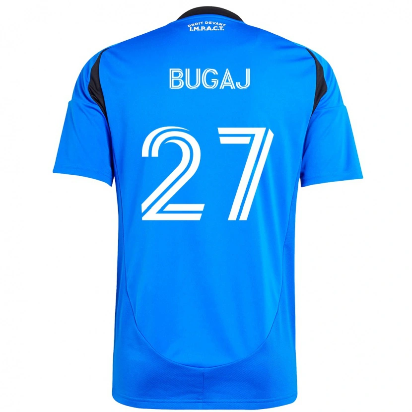 Danxen Criança Camisola Dawid Bugaj #27 Azul Escuro Preto Principal 2025/26 Camisa
