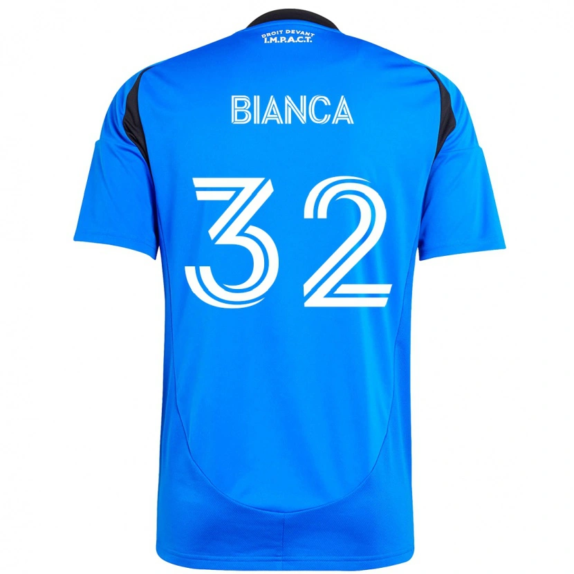 Danxen Criança Camisola Hanisch Bianca #32 Azul Escuro Preto Principal 2025/26 Camisa