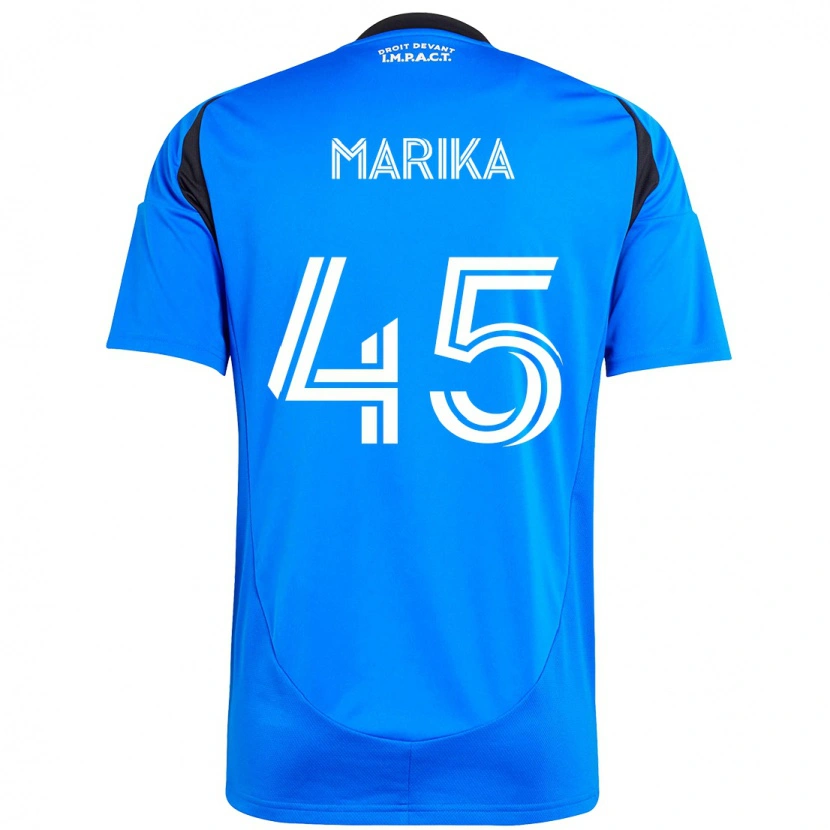 Danxen Criança Camisola Cregheur Marika #45 Azul Escuro Preto Principal 2025/26 Camisa