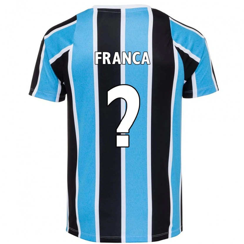 Danxen Criança Camisola Gui França #0 Azul Preto Branco Principal 2025/26 Camisa