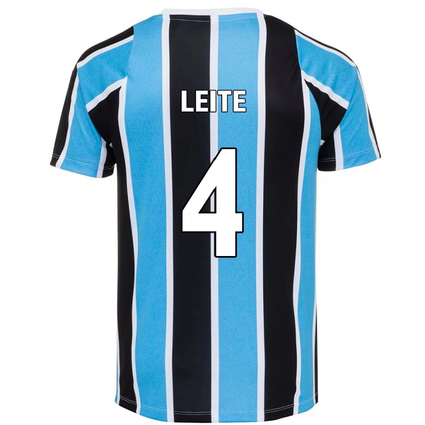 Danxen Criança Camisola Paulo Henrique Leite #4 Azul Preto Branco Principal 2025/26 Camisa