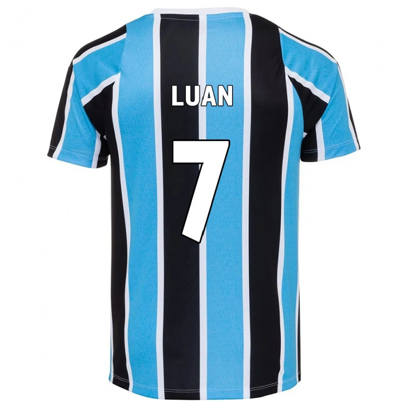 Danxen Criança Camisola Luan #7 Azul Preto Branco Principal 2025/26 Camisa