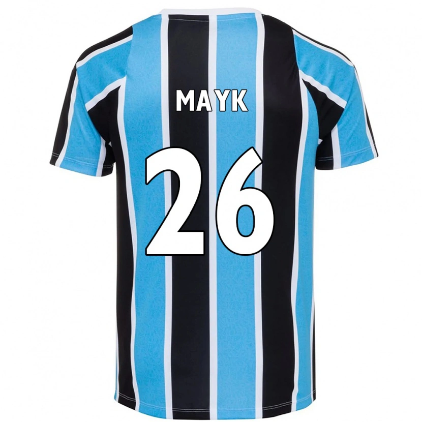 Danxen Criança Camisola Mayk #26 Azul Preto Branco Principal 2025/26 Camisa