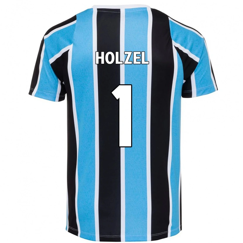 Danxen Criança Camisola Vivi Holzel #1 Azul Preto Branco Principal 2025/26 Camisa