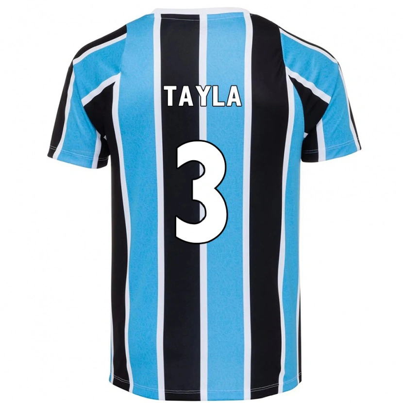 Danxen Criança Camisola Tayla #3 Azul Preto Branco Principal 2025/26 Camisa