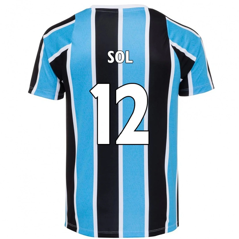 Danxen Criança Camisola Sol #12 Azul Preto Branco Principal 2025/26 Camisa