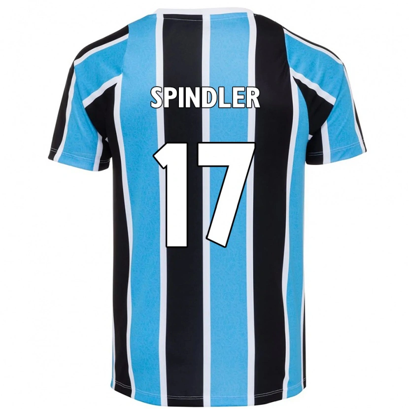 Danxen Criança Camisola Luana Spindler #17 Azul Preto Branco Principal 2025/26 Camisa