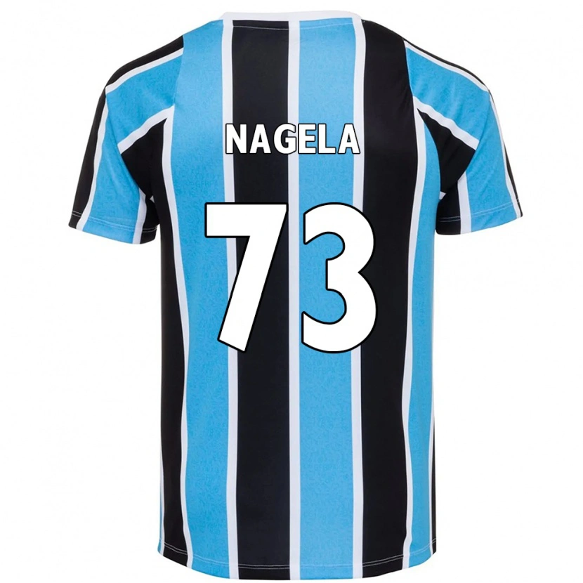 Danxen Criança Camisola Nágela #73 Azul Preto Branco Principal 2025/26 Camisa