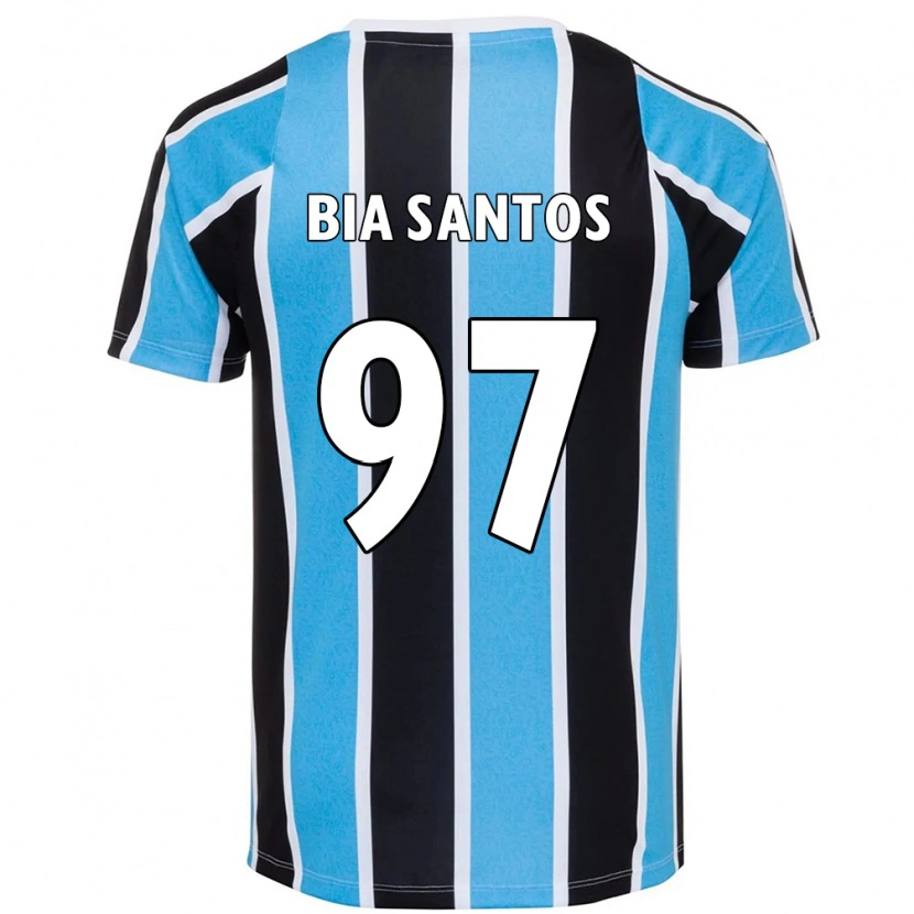 Danxen Criança Camisola Bia Santos #97 Azul Preto Branco Principal 2025/26 Camisa