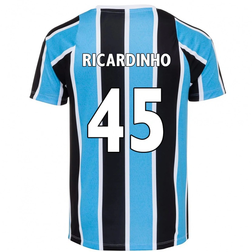 Danxen Criança Camisola Ricardinho #45 Azul Preto Branco Principal 2025/26 Camisa