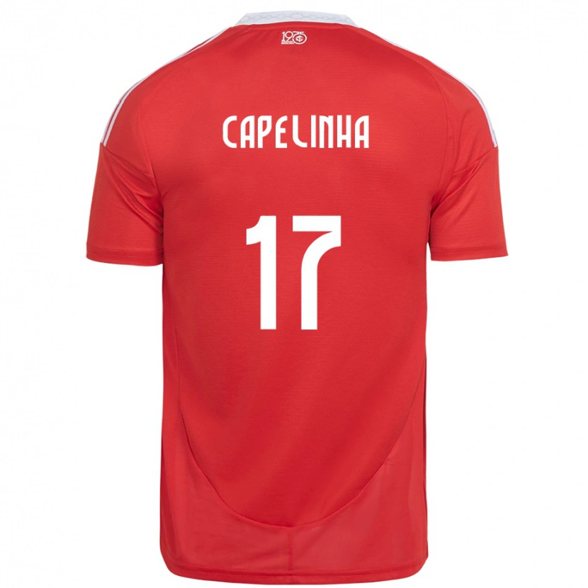 Danxen Criança Camisola Capelinha #17 Vermelho Branco Principal 2025/26 Camisa