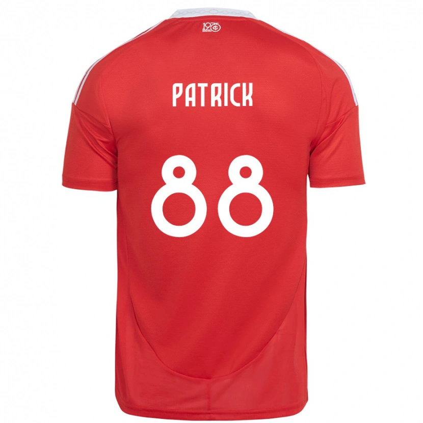Danxen Criança Camisola Patrick #88 Vermelho Branco Principal 2025/26 Camisa