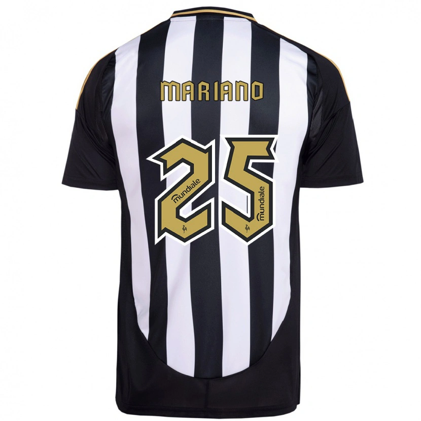 Danxen Criança Camisola Mariano #25 Branco Preto Principal 2025/26 Camisa