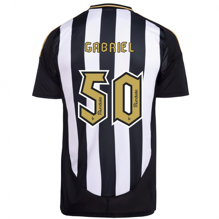 Danxen Criança Camisola Vitor Gabriel #50 Branco Preto Principal 2025/26 Camisa
