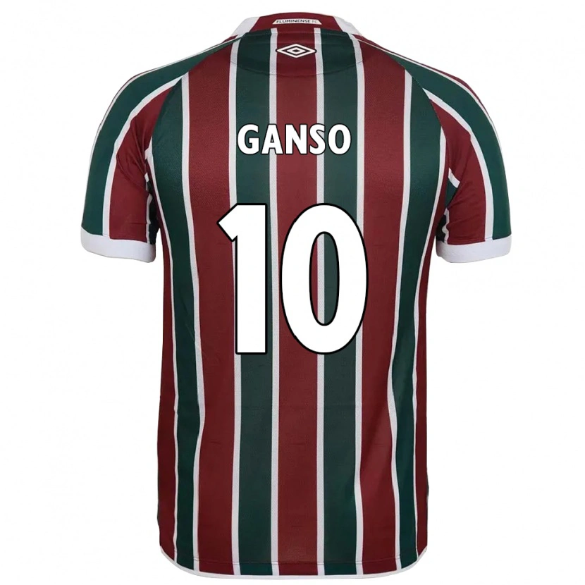 Danxen Criança Camisola Ganso #10 Verde Bordô Branco Principal 2025/26 Camisa