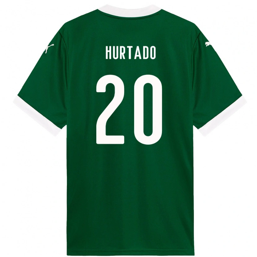 Danxen Criança Camisola Flavio Hurtado #20 Verde Branco Principal 2025/26 Camisa